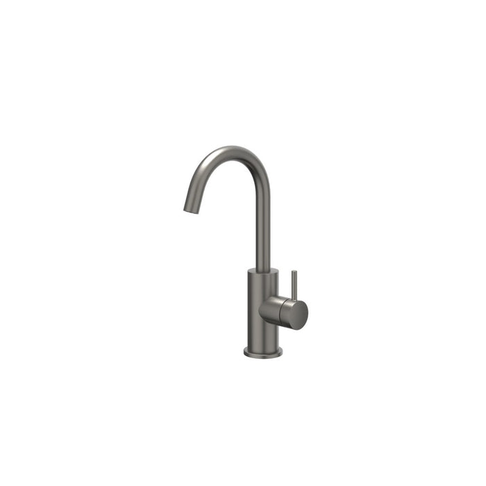 Eenhendel wastafelmengkraan opbouw met draaibare uitloop Bond Geborsetld metal black, coldstart - Tegeleend