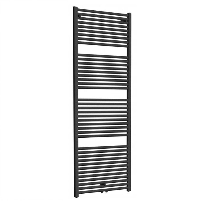 Elara sierradiator in antraciet met verticaal buizenpatroon