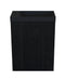 Fonteinkast black oak incl. Marble fontein mat zwart z/o - Tegeleend