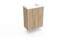 Fonteinkast canyon oak incl. fontein mat wit m/o - Tegeleend