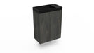 Fonteinkast dark oak incl. fontein mat zwart z/o - Tegeleend