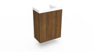 Fonteinkast maddison oak incl. fontein mat wit z/o - Tegeleend