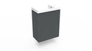 Fonteinkast Ridge cement incl. fontein mat wit m/o - Tegeleend