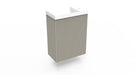 Fonteinkast Ridge clay incl. fontein mat wit z/o - Tegeleend