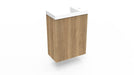 Fonteinkast Ridge halifax oak incl. fontein mat wit z/o - Tegeleend