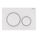 Geberit Bedieningspaneel - Sigma 20 - Glans Wit (met mat wit) - Tegeleend