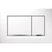 Geberit Bedieningspaneel - Sigma 30 - Glans Wit (met glans verchroomd) - Tegeleend