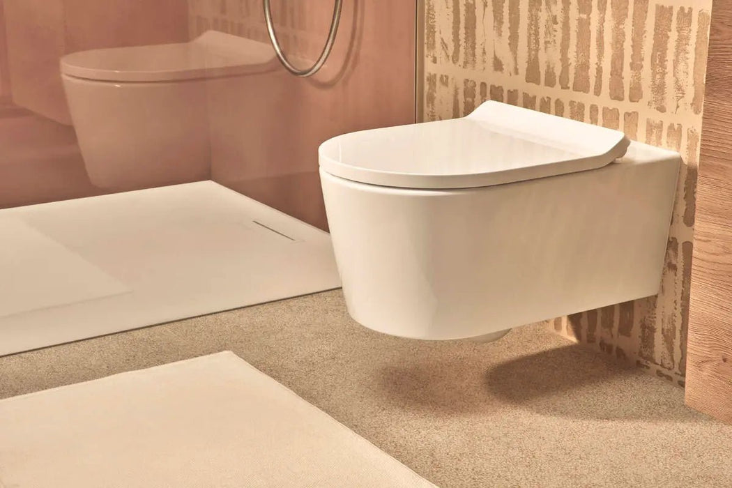 Hansgrohe EluPura S - Hangend toilet met SoftClose zitting, AquaHelix, HygieneEffect, wit 62025450 - Tegeleend