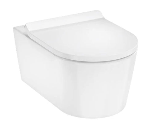 Hansgrohe EluPura S - Hangend toilet met SoftClose zitting, AquaHelix, HygieneEffect, wit 62025450 - Tegeleend