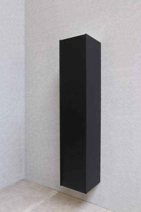 Hoge kast 1 deur push 2 open inclusief 4 glazen planchettes 350x350x1690 - Tegeleend