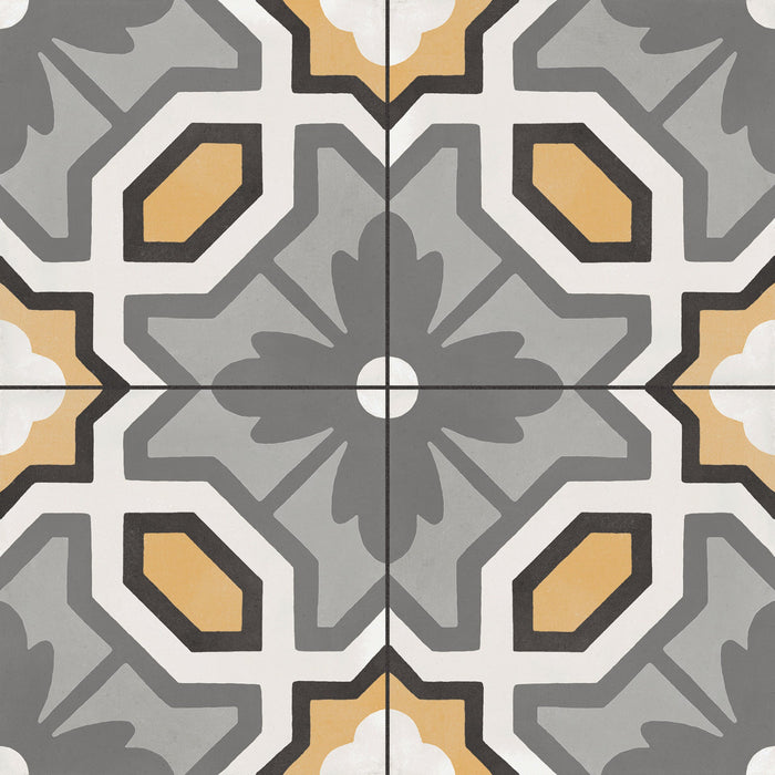 Marazzi D Segni-D Segni Colore Rif. mustard / midnight 20x20 - Tegeleend