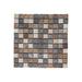 Metric mosaic 2.5 x 2.5 mix cream - brown - light grey 30x30 - Tegeleend