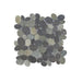 Mosaic oval mix grey - light grey 30x30 - Tegeleend