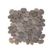Mosaic oval sunset brown 30x30 - Tegeleend