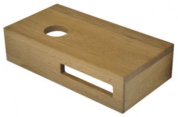 Oak planchet 40 x 21 x 10 cm links - Tegeleend