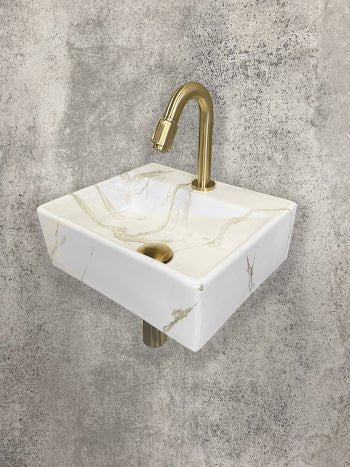 One Pack Leto fontein 335x290x115 Carrara - Tegeleend