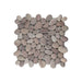 Pebble Regular caramel dark pink 30x30 - Tegeleend