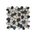 Pebble Regular mix black & white 30x30 - Tegeleend