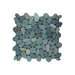 Pebble sliced green 30x30 - Tegeleend