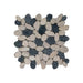 Pebble sliced mix black & white 30x30 - Tegeleend