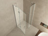 Pento cabine met 1 draaideur 1000 x 1000 x 2000 x 8 mm nano helder glas/chroom - Tegeleend