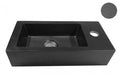 Rhea S mini fontein rechts 36,5 x 18 x 9 cm quartz - Tegeleend