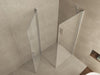 Salone cabine met 1 draaideur 1000 x 1000 x 2000 x 8 mm nano helder glas/chroom - Tegeleend