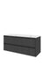 Set porselein Elegant wastafel dubbel en onderkast symmetrisch 1400x460x540 - Tegeleend