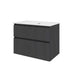 Set porselein Elegant wastafel en onderkast a - symmetrisch 1000x460x620 - Tegeleend