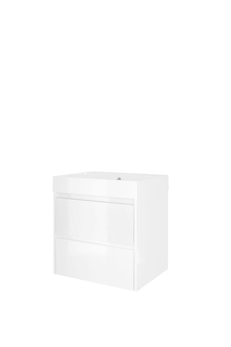 Set porselein Loft wastafel en onderkast symmetrisch 800x460x620 - Tegeleend