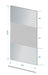 Slim glasplaat 1000 x 2000 x 8 mm nano rookglas met melkglas middenband - Tegeleend