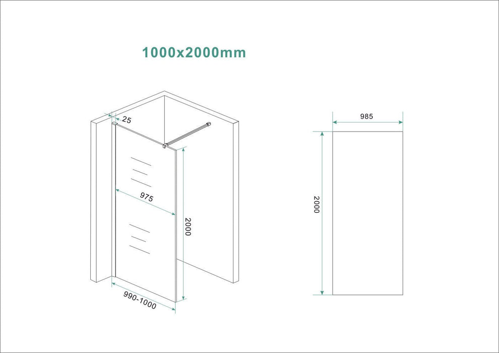 Slim glasplaat 1000 x 2000 x 8 mm nano vintage brons glas - Tegeleend