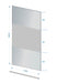 Slim glasplaat 1100 x 2000 x 8 mm nano rookglas met melkglas middenband - Tegeleend