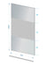 Slim glasplaat 900 x 2000 x 8 mm nano rookglas met melkglas middenband - Tegeleend