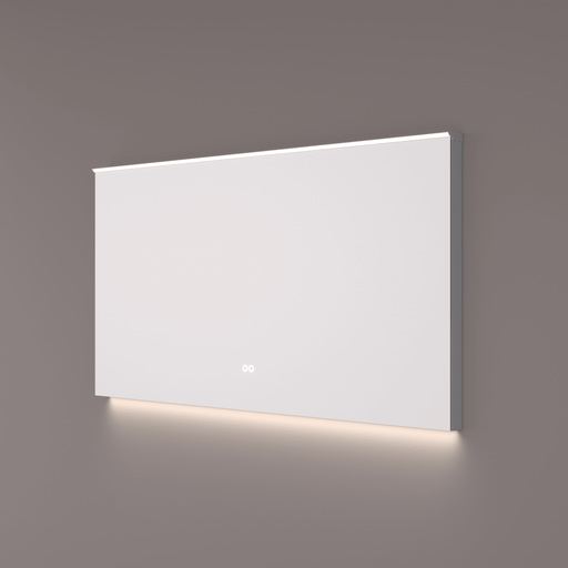 Spiegel met 45gr. LED-strip boven en indirecte verlichting onder - Tegeleend