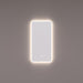Spiegel met afgeronde hoeken en met directe en indirecte LED verlichting rondom 45x90x3cm + spiegelverwarming + kleurenwissel + touch dimmer - Tegeleend