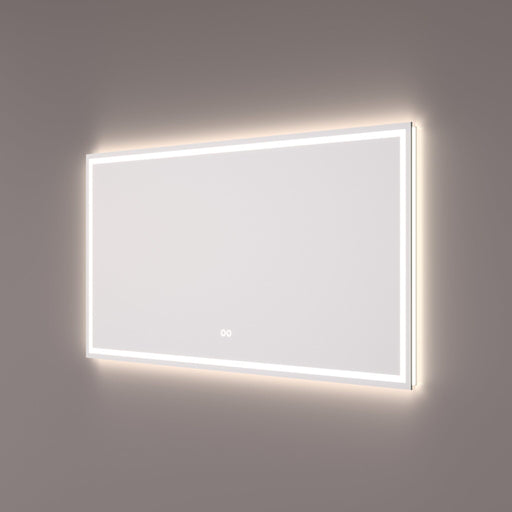 Spiegel met directe en indirecte LED-baan rondom - Tegeleend