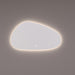 Spiegel organisch met indirecte LED rondom, hoge kant RECHTS 180x100x3cm + spiegelverwarming + kleurenwissel + touch dimmer - Tegeleend
