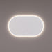 Spiegel ovaal - recht met directe en indirecte LED verlichting rondom 180x70x3cm + touch dimmer + spiegelverwarming + kleurenwissel - Tegeleend