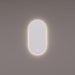 Spiegel ovaal - recht met indirecte LED verlichting rondom 50x100x3cm + spiegelverwarming + kleurenwissel + touch dimmer - Tegeleend