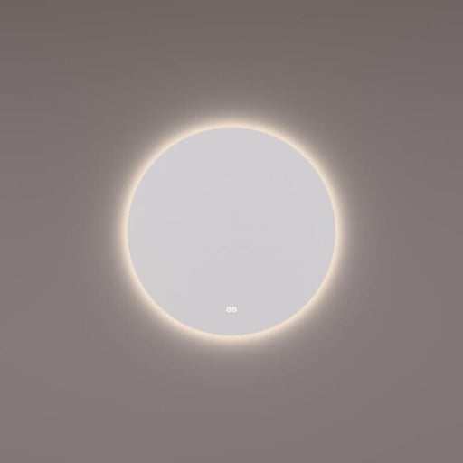 Spiegel rond met indirecte LED rondom 120x3cm + touch dimmer + spiegelverwarming + kleurenwissel - Tegeleend