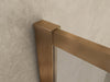 Square inloopdouche 1200 x 2000 x 8 mm nano helder glas/geborsteld brons koper - Tegeleend