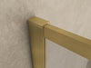 Square inloopdouche 900 x 2000 x 8 mm nano helder glas/geborsteld messing - Tegeleend