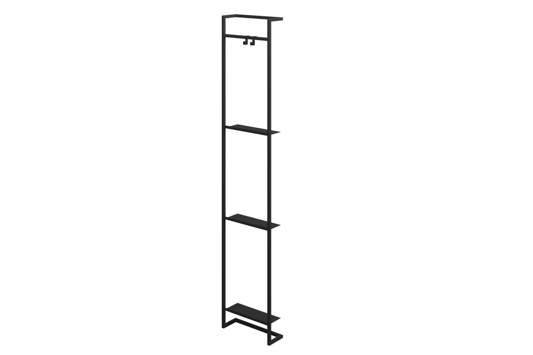 Stalen kastframe inclusief 2 handdoekhaakjes 110x330x1690 - Tegeleend