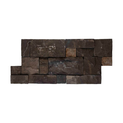 Stone panels 10 grey brown 25x50 - Tegeleend