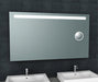 Tigris spiegel rechthoek met LED en scheerspiegel 140 x 80 cm - Tegeleend