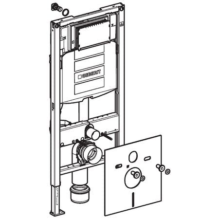 Toiletset | Wandcloset, bedieningspaneel & inbouwreservoir (UP320) voor maar €549 - Tegeleend