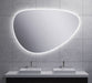 Uovo spiegel ovaal met LED, dimbaar en spiegelverwarming 140 cm - Tegeleend