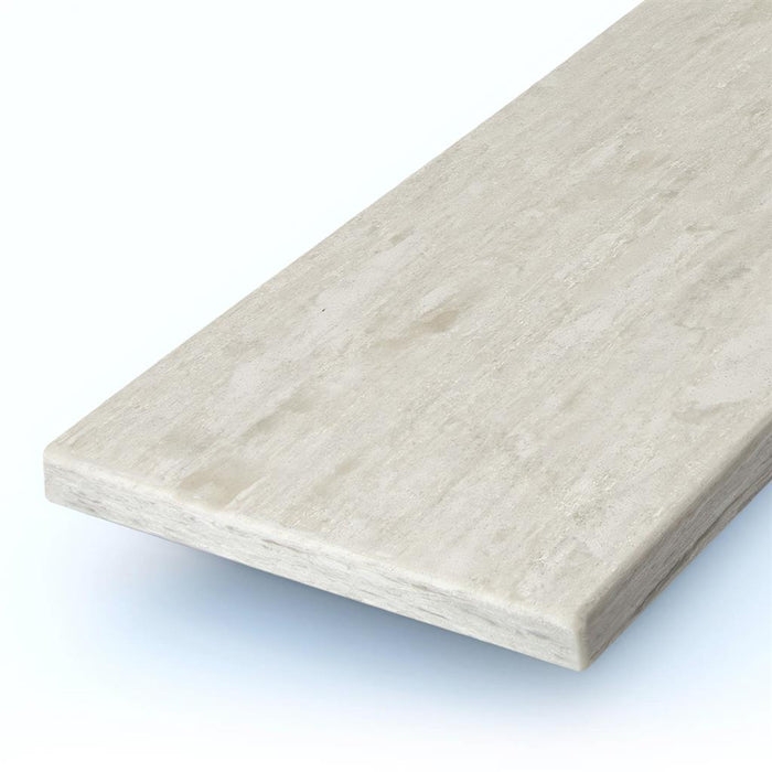 Gebroken witte composiet quartz vensterbank met geborstelde afwerking