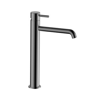 Vøra | LYN - Hoge Wastafelkraan - Gunmetal - Tegeleend
